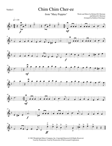 Chim Chim Cher-ee from Walt Disney's MARY POPPINS (arr. Kathryn Griesinger)