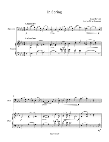 In Spring (arr. Nick Lacanski)