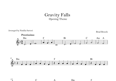 Gravity Falls (main Theme) (arr. Natália Sartori)