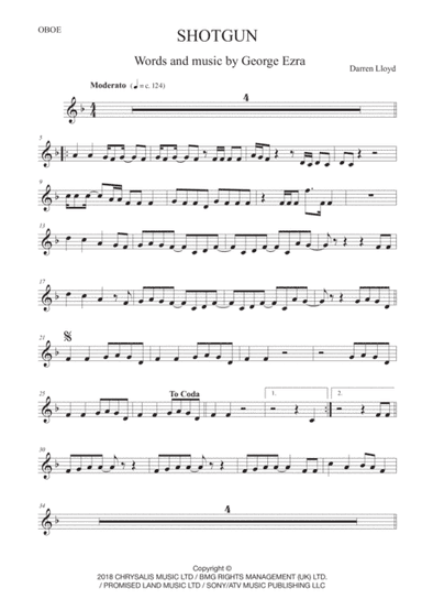 Shotgun (arr. Darren Lloyd)