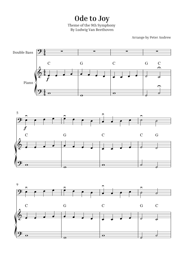 Ode to Joy (arr. Peter Andrew)