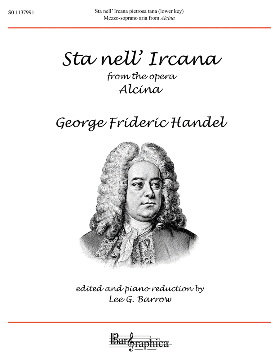 Sta nell’ Ircana (lower key) (arr. (Editor) Lee G. Barrow)