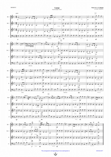 Largo (Serse) (arr. Josef STASTNY)
