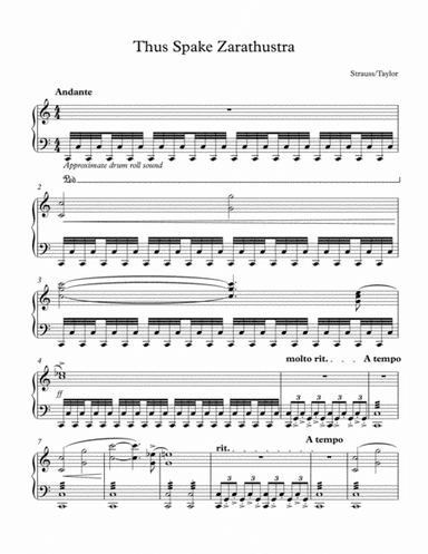 Thus Spake Zarathustra (arr. Paul Taylor)