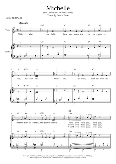 Michelle (arr. Gerson Arrais)