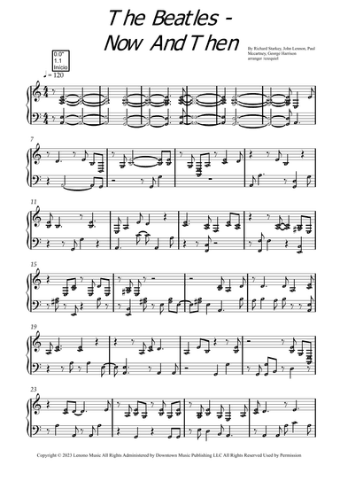 Now And Then (arr. BY EZEQUIEL EDIÇÕES)
