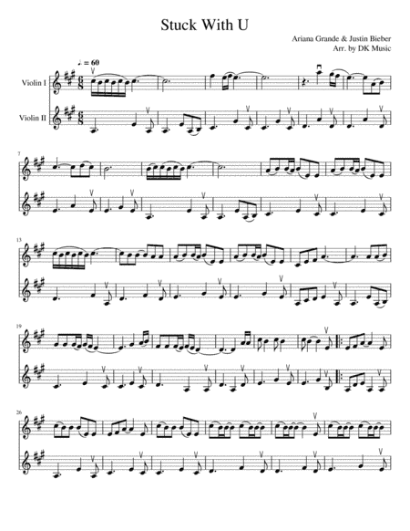 Stuck With U (arr. DK Music)