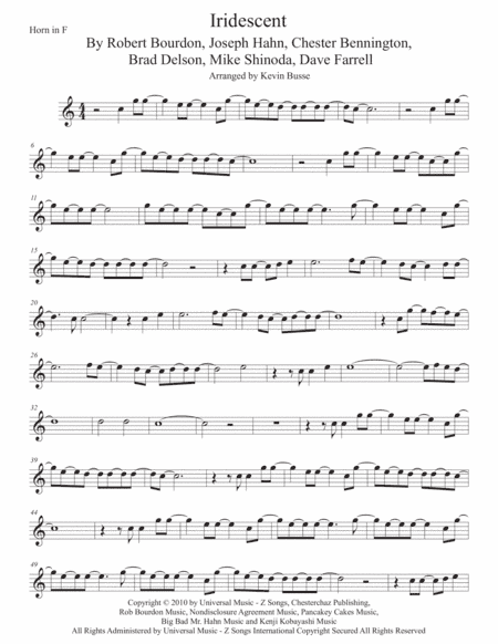 Iridescent (arr. Kevin Busse)