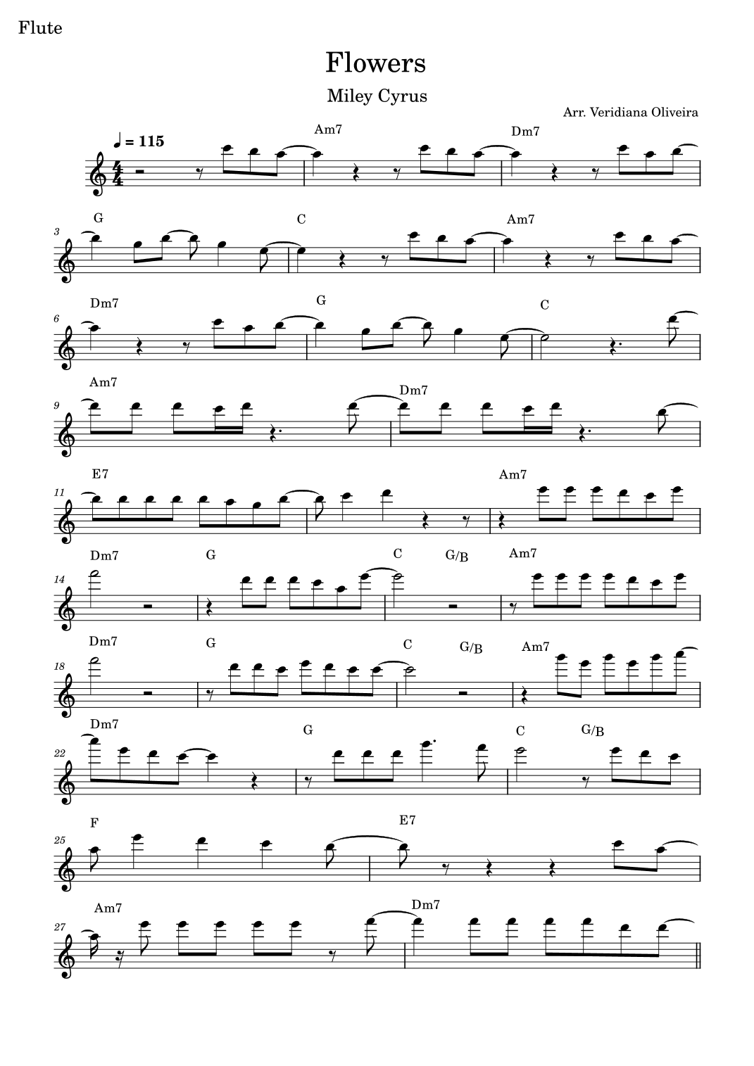 Flowers (arr. Veridiana Oliveira)