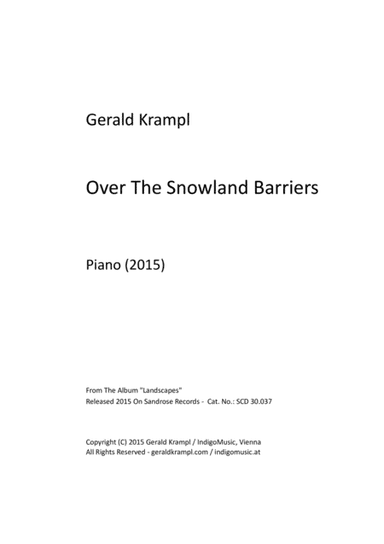 Over The Snowland Barriers