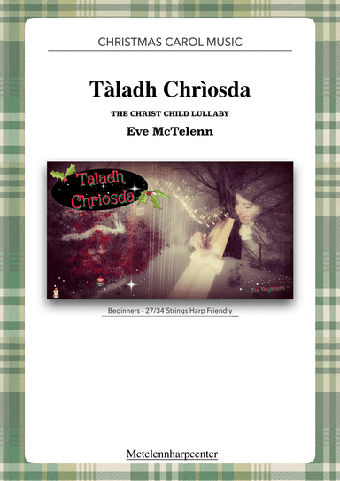 Taladh Chriosda / The Christ Child Lullaby - beginner& 27 String Harp | McTelenn Harp Center (arr. Eve McTelenn)
