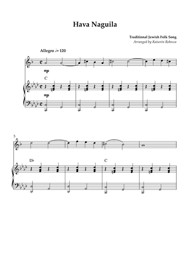 Hava Naguila (arr. Kaiserin Rebecca)