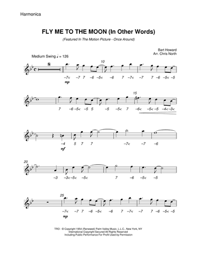 Fly Me To The Moon (in Other Words) (arr. Chris North)