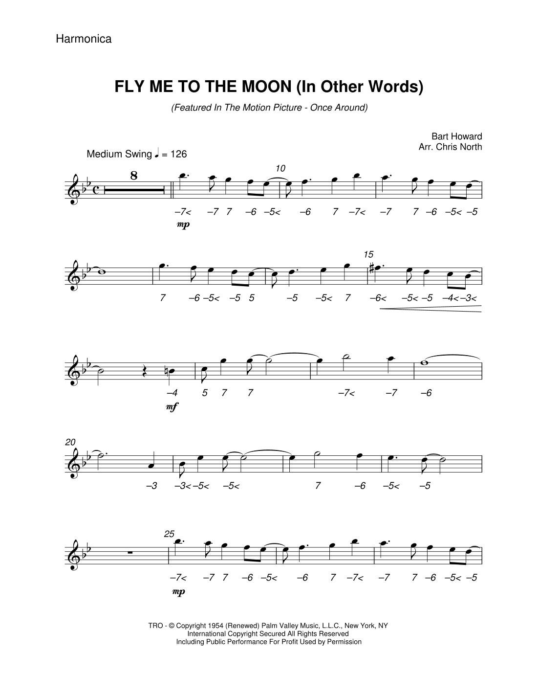Fly Me To The Moon (in Other Words) (arr. Chris North)