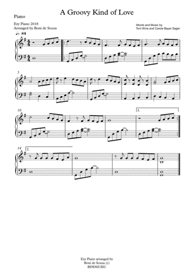 A Groovy Kind Of Love (arr. De Souza et Music LLP)