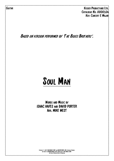 Soul Man (arr. Mike West)