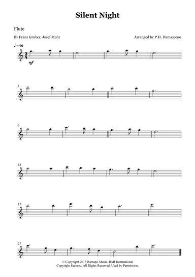 Silent Night (arr. P.H. Damasceno)