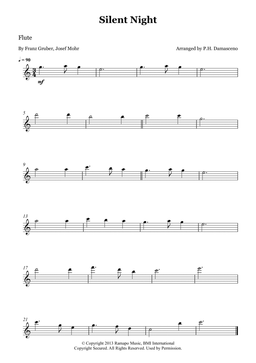 Silent Night (arr. P.H. Damasceno)