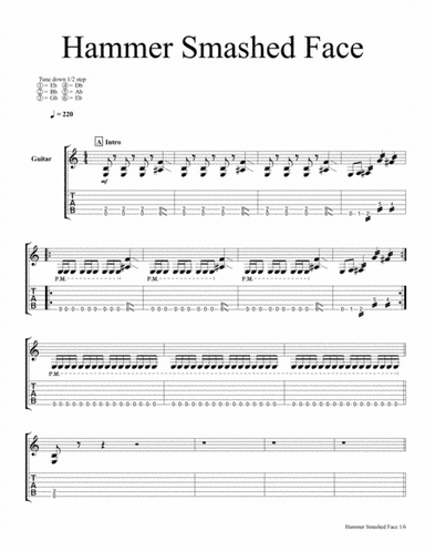 Hammer Smashed Face (arr. Angel V. Fortiz)