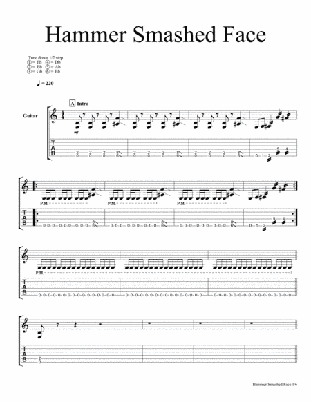 Hammer Smashed Face (arr. Angel V. Fortiz)