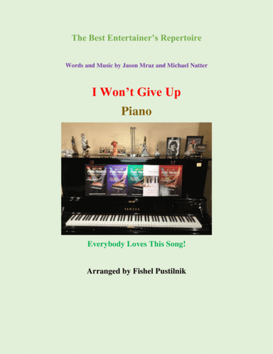I Won't Give Up (arr. Fishel Pustilnik)