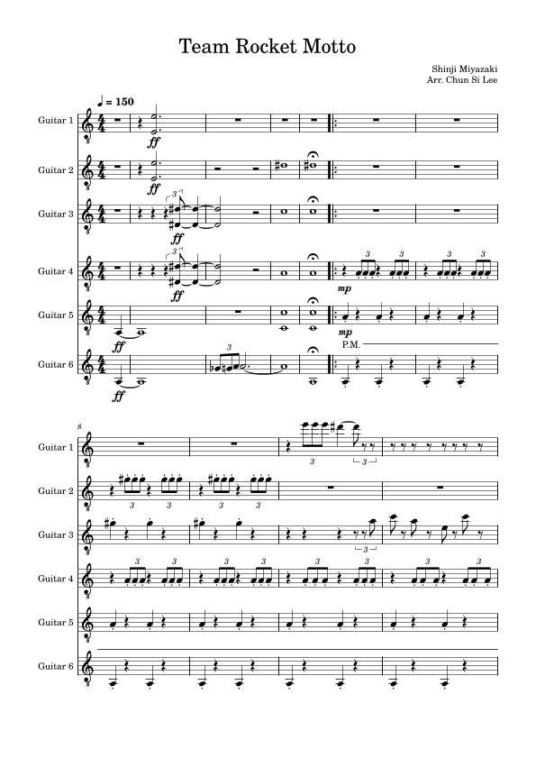 Team Rocket Theme (arr. Chun Si Lee)