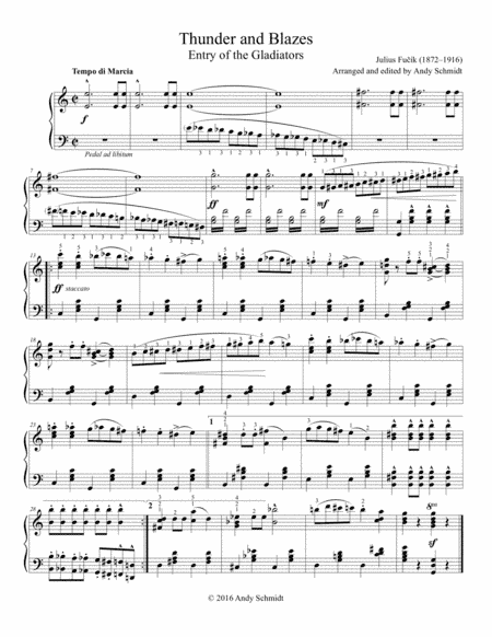 Thunder and Blazes (arr. Andy Schmidt)