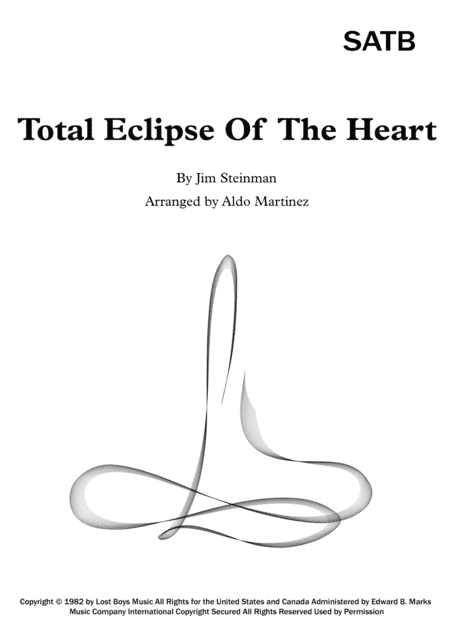 Total Eclipse Of The Heart (arr. Aldo Martinez)