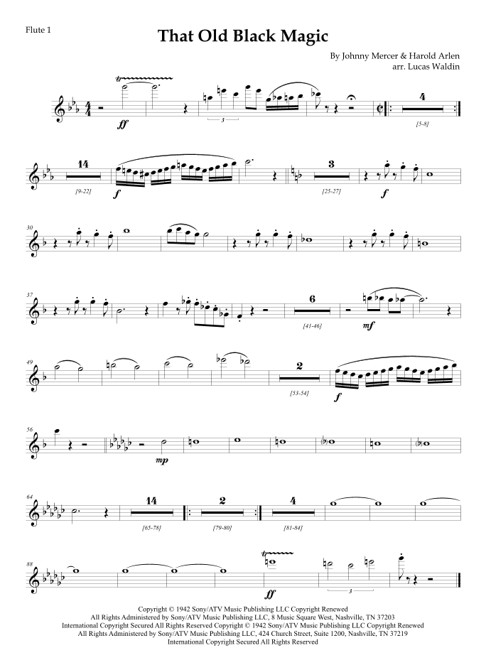 That Old Black Magic (arr. Lucas Waldin)