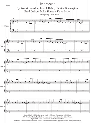Iridescent (arr. Kevin Busse)