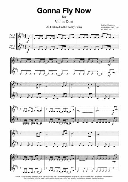 Gonna Fly Now (arr. Tim Curd)