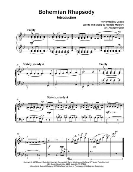 Bohemian Rhapsody (arr. Anthony Gath)