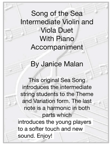 Song of the Sea Violin and Viola Duet