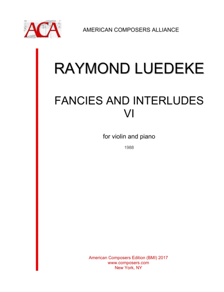 [Luedeke] Fancies and Interludes VI