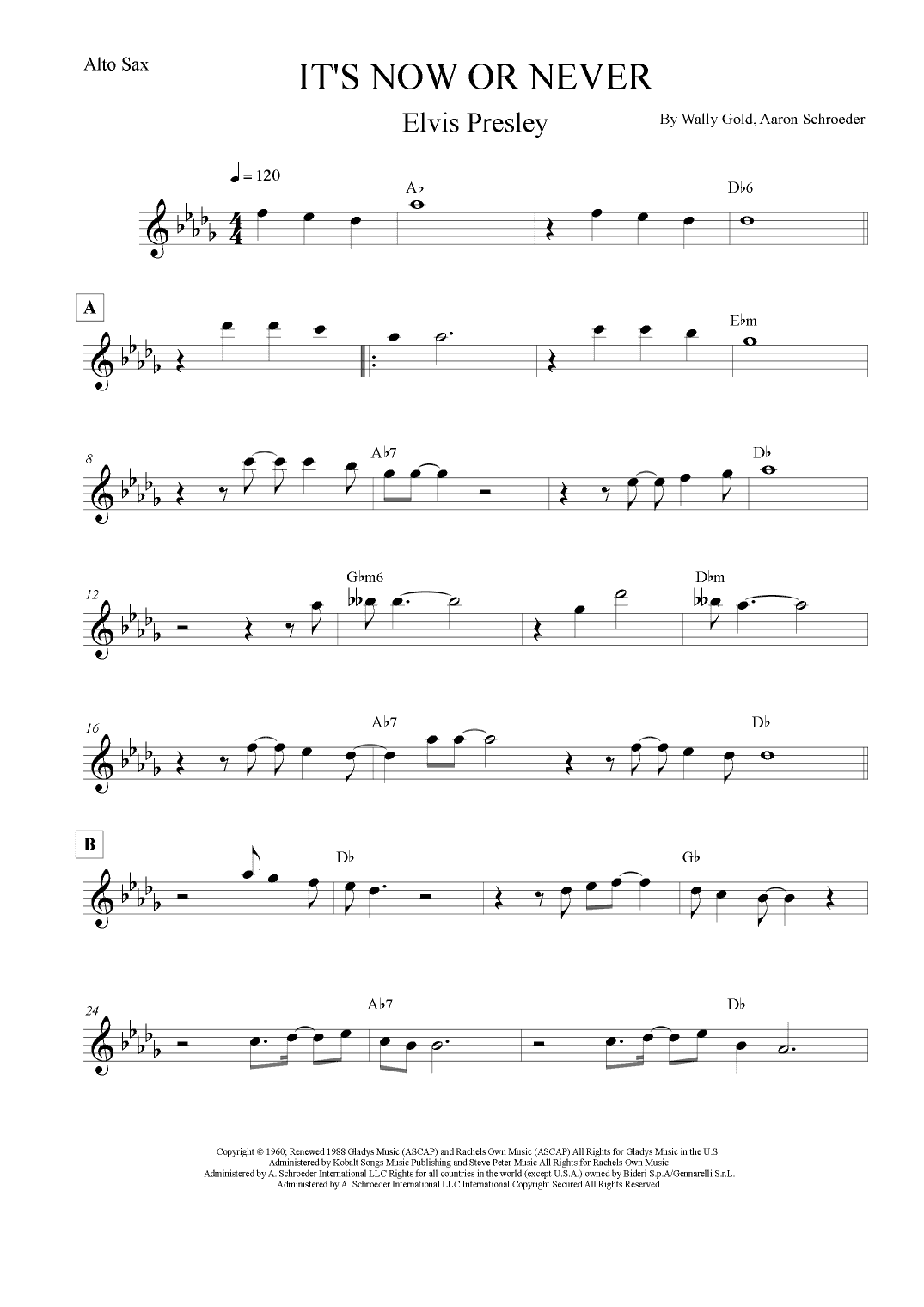 It's Now Or Never (arr. Leo Silva)