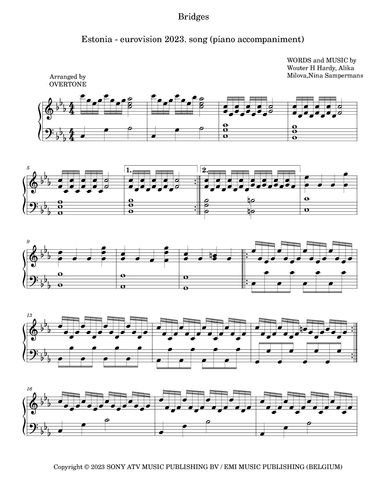 Bridges (arr. Overtone)