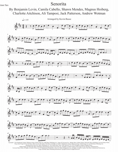 Senorita (arr. Kevin Busse)