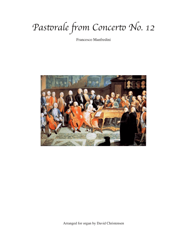 Pastorale from Concerto 12 (arr. David Christensen)
