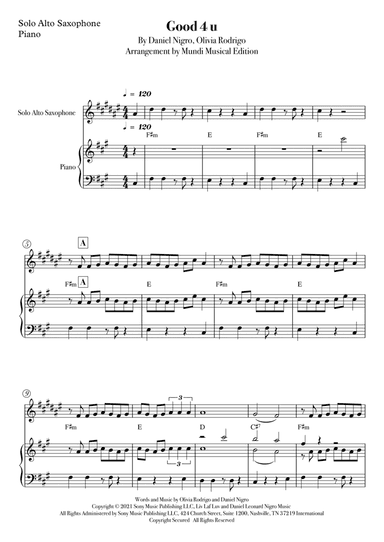 Good 4 U (arr. Mundi Musical Edition)