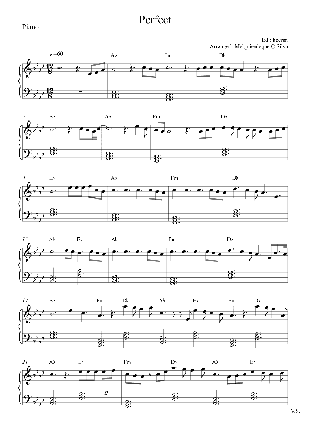 Perfect (arr. Melquisedeque C.Silva)