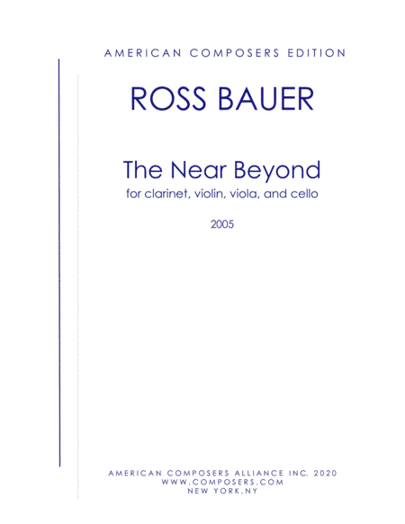 [Bauer] The Near Beyond