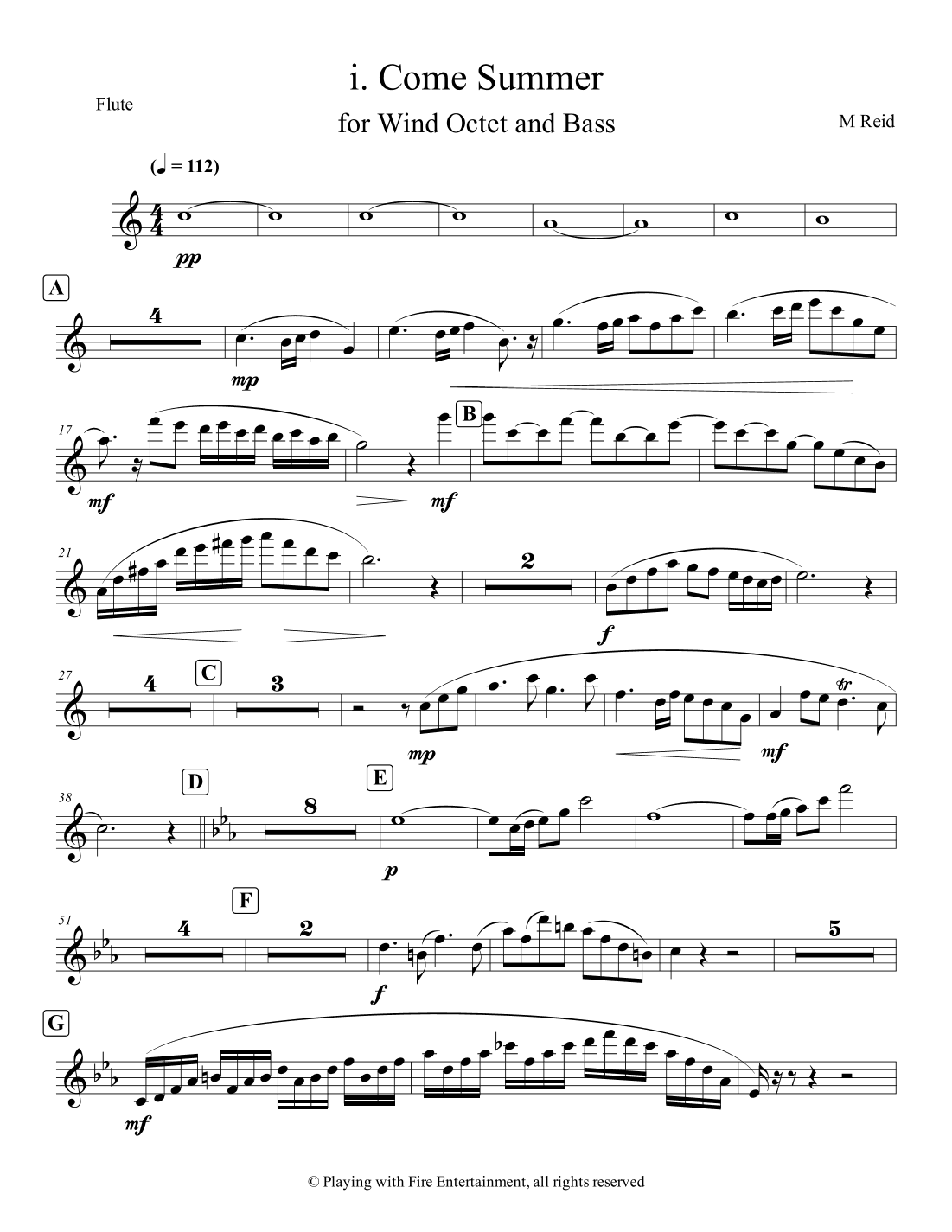 Nonet for Woodwinds and Double Bass