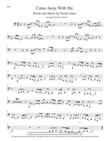 Come Away With Me (arr. Kevin Busse)
