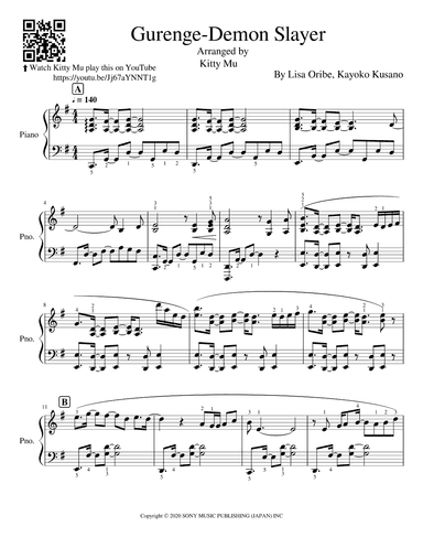 Gurenge (arr. Kitty Mu)