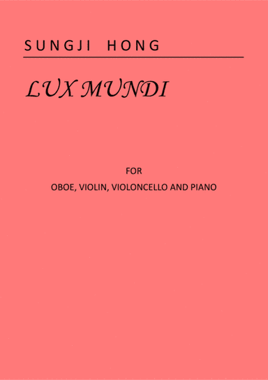 Lux Mundi (with parts)