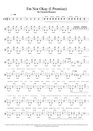 I'm Not Okay (i Promise) (arr. Cyril Mayer)