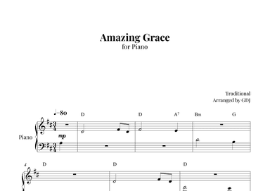 Amazing Grace (arr. GDJ)