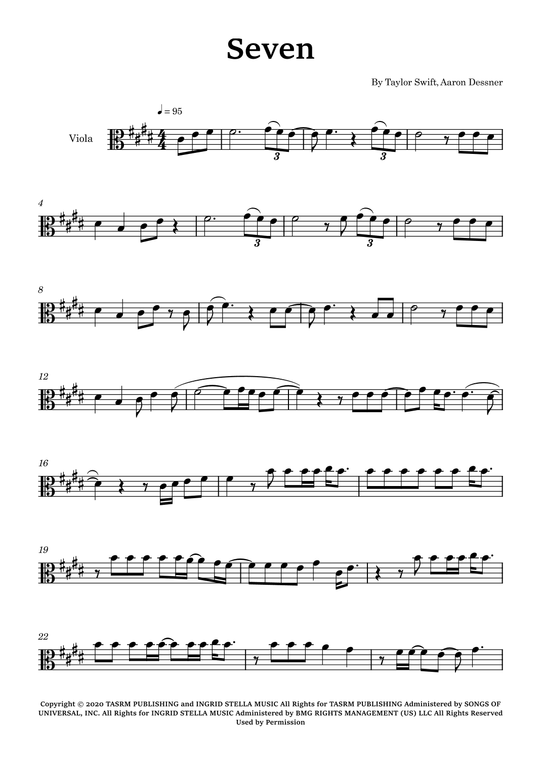 Seven (arr. Glauco Fernandes)