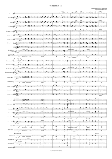 Te Deum Op 11 (arr. John Ivor Holland)