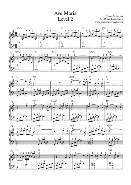 Ave Maria (arr. Pedro Lutterbach)